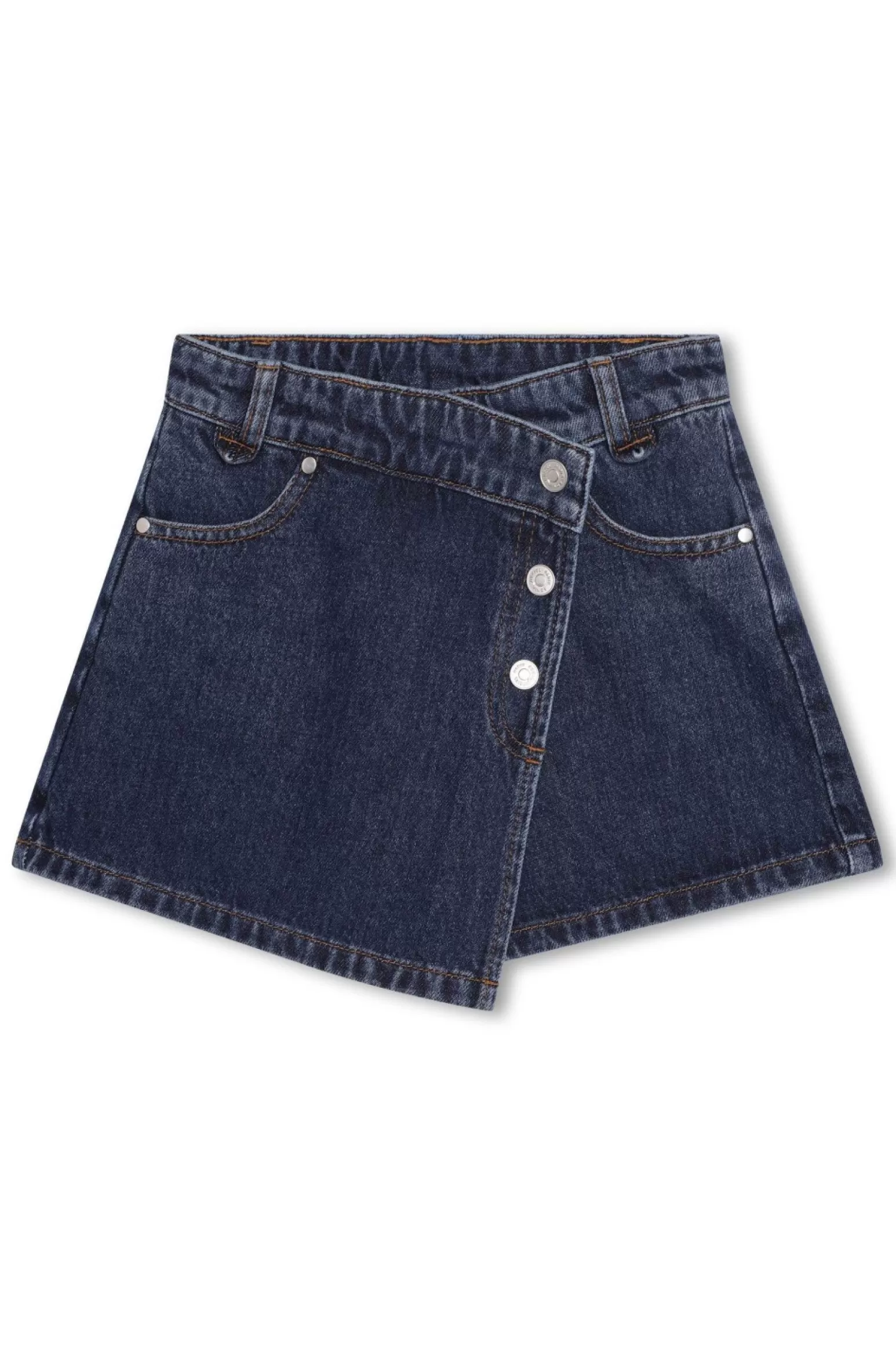 Children Sonia Rykiel Asymmetrical Denim Skorts