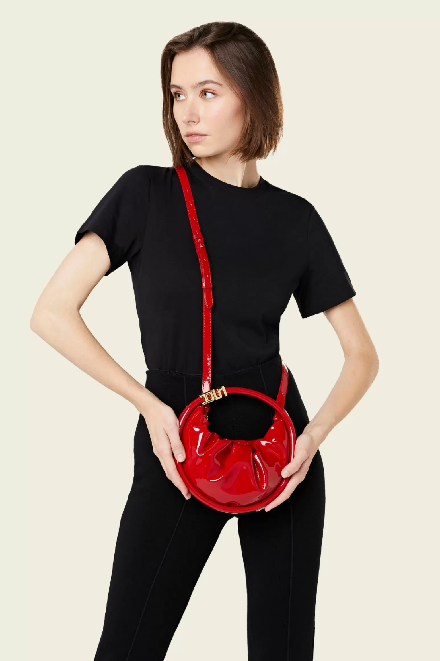 Women Sonia Rykiel Domino Mini Vinyl Bag