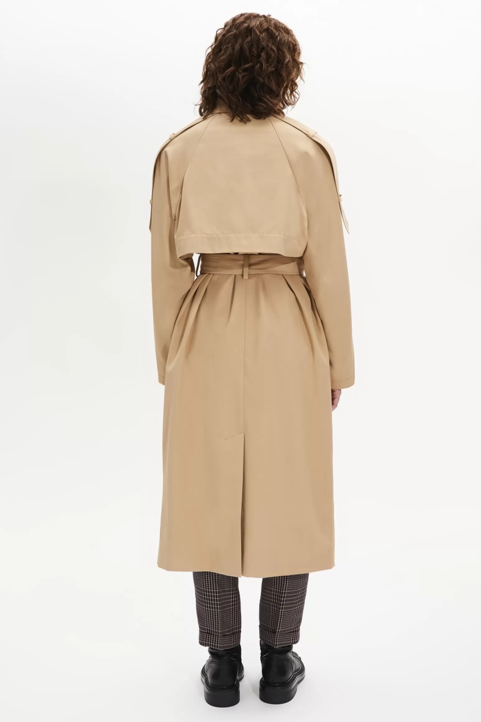 Women Sonia Rykiel Gabardine Belted Trench Coat