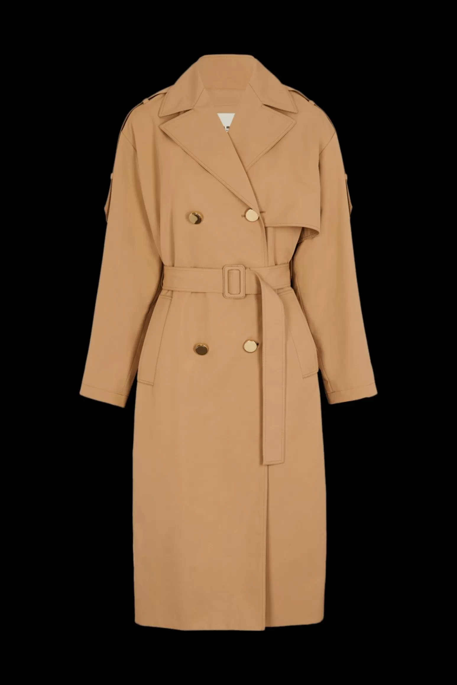 Women Sonia Rykiel Gabardine Belted Trench Coat