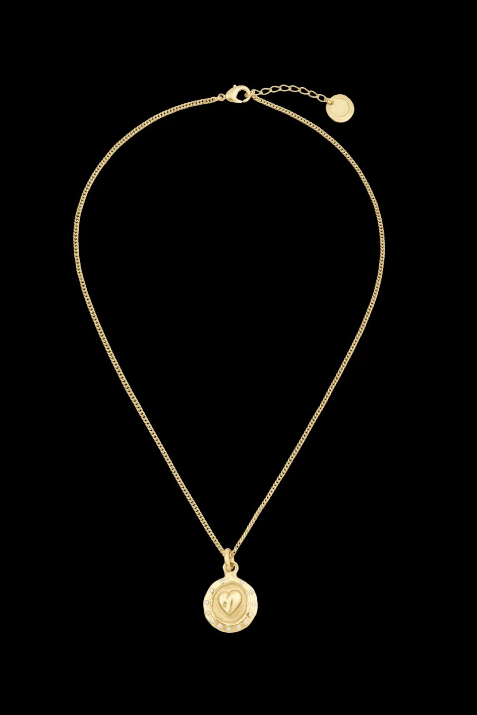 Women Sonia Rykiel Golden Medals Heart Necklace