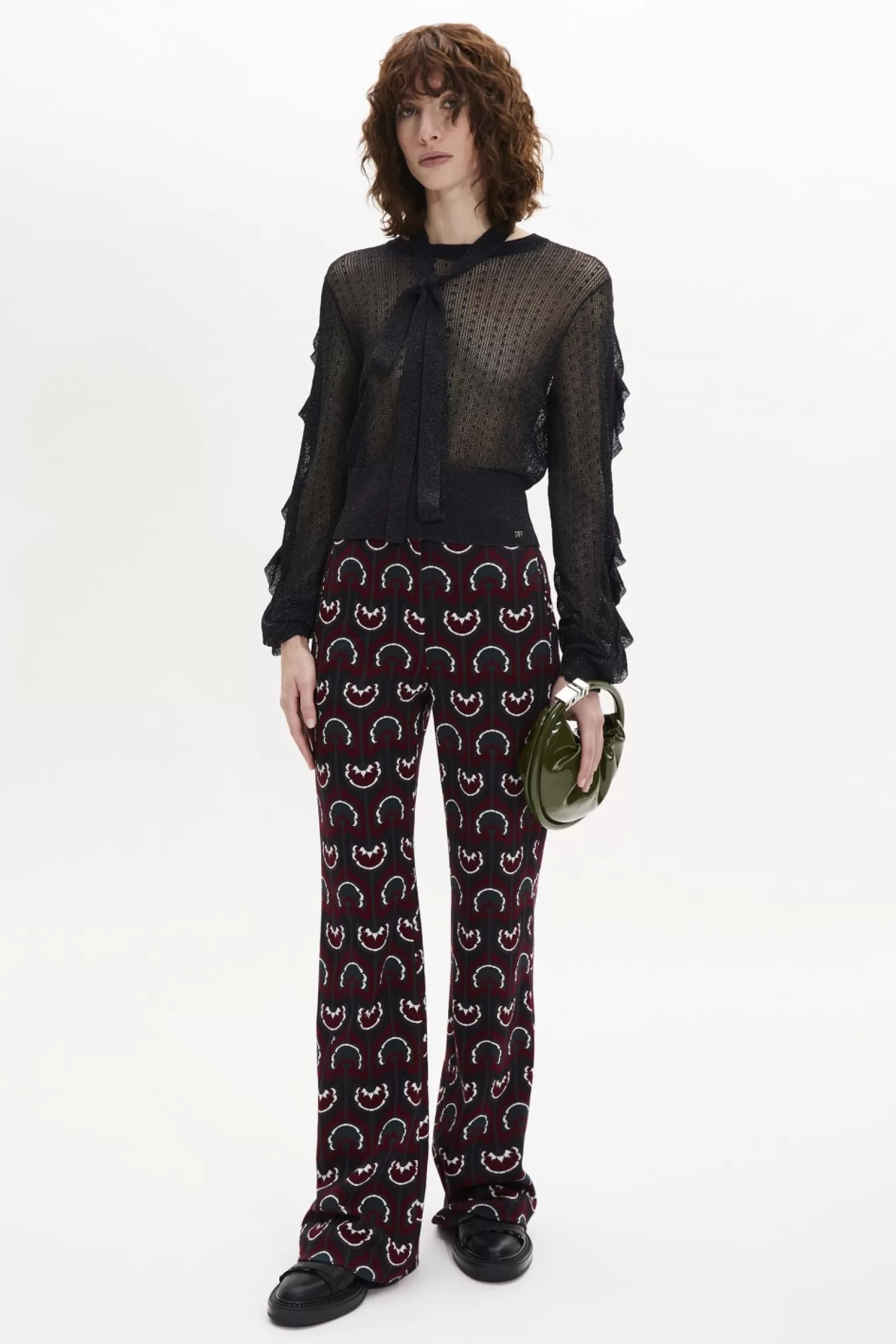 Women Sonia Rykiel Jersey Pattern Trousers