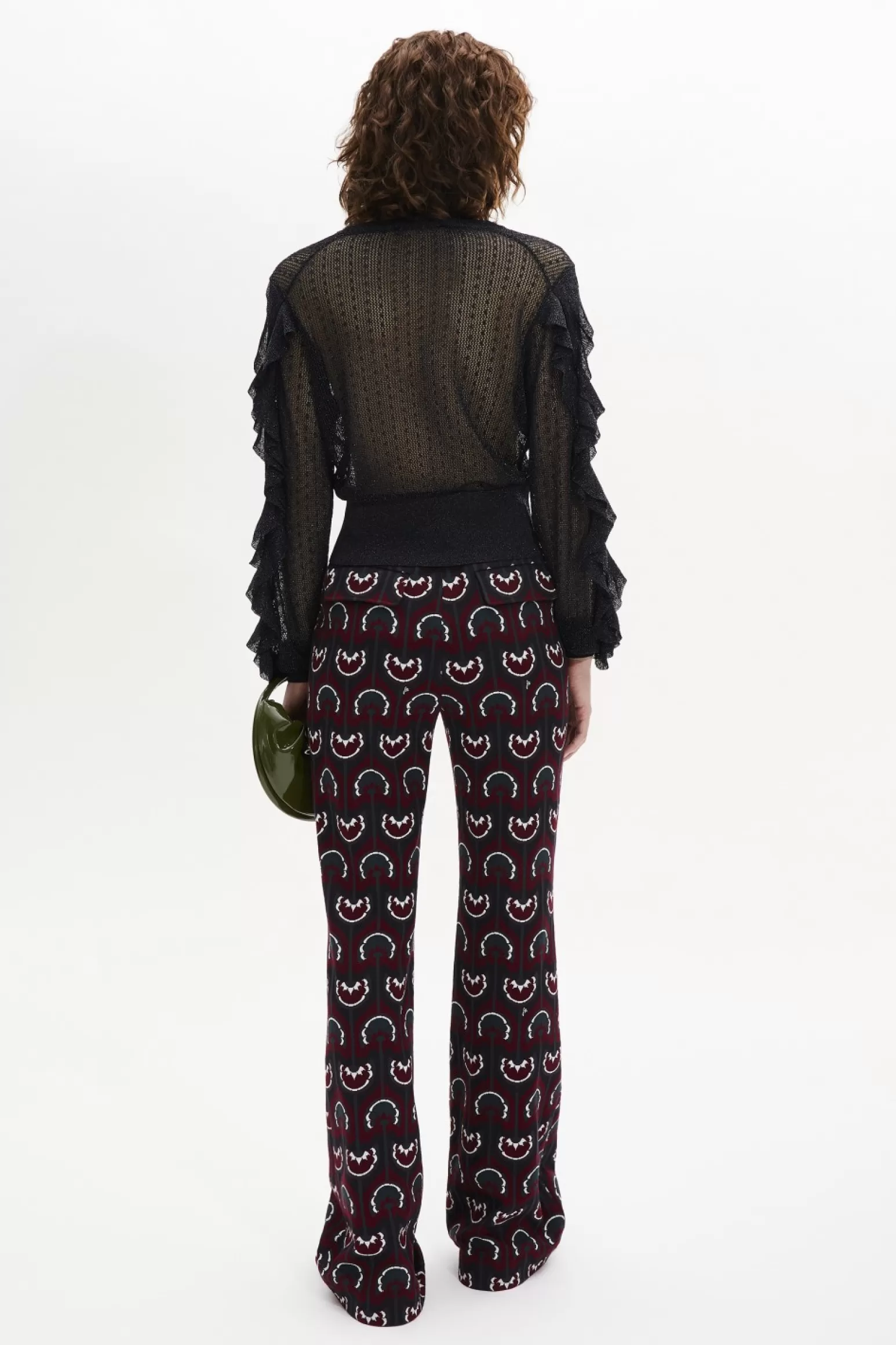 Women Sonia Rykiel Jersey Pattern Trousers