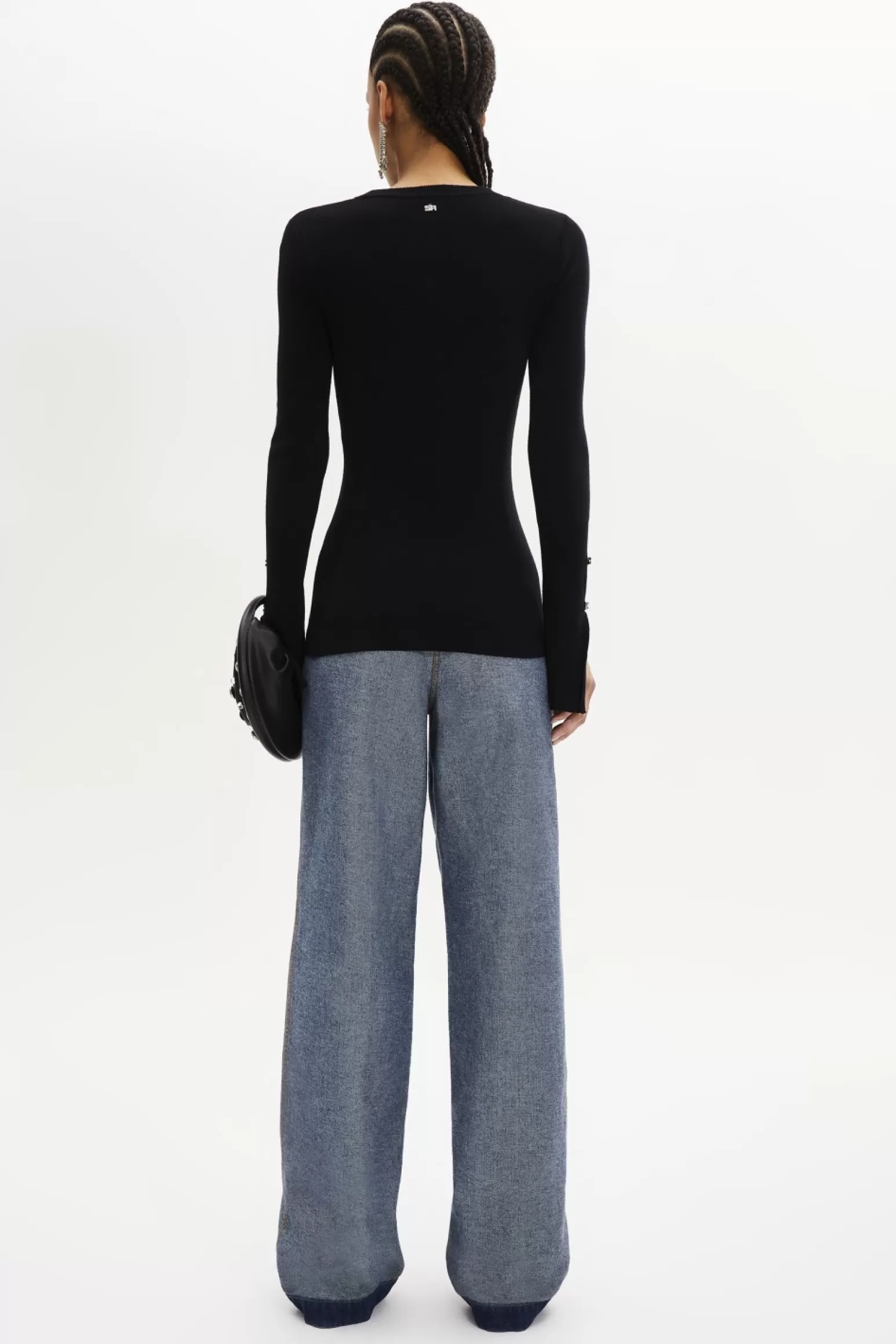 Women Sonia Rykiel Jumper With Rhinestone Fastenings