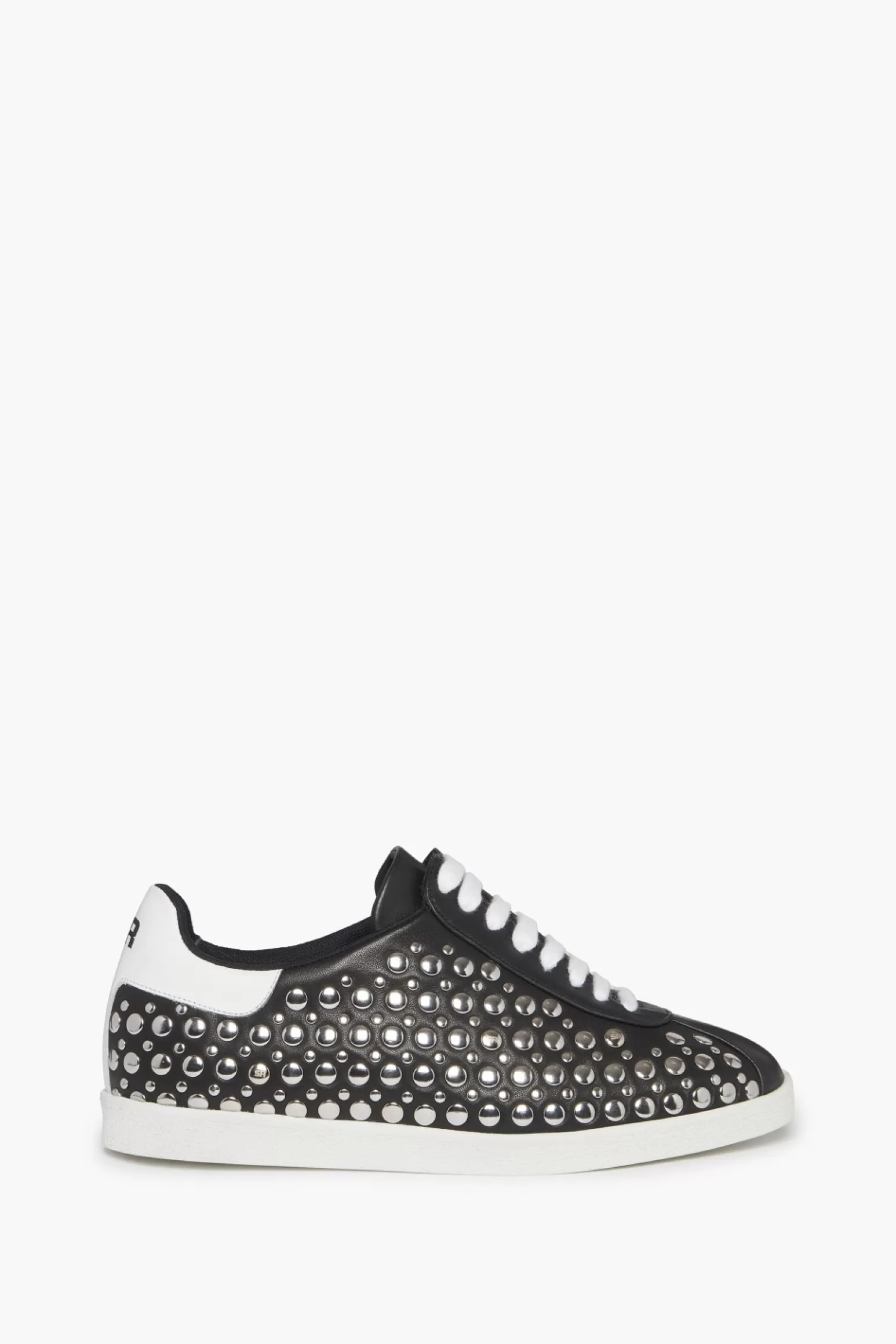 Women Sonia Rykiel Leather Studded Sneakers