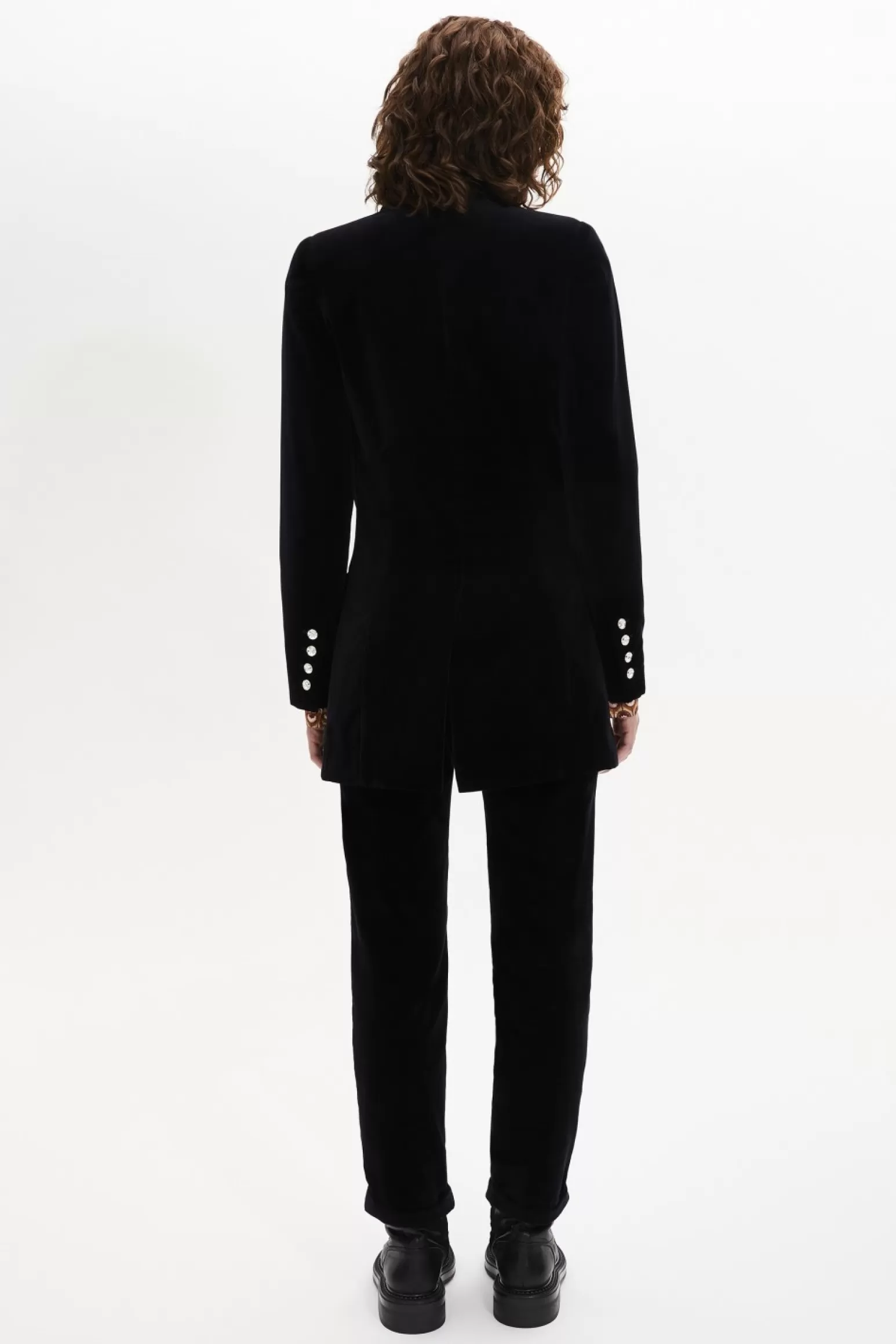 Women Sonia Rykiel Longline Velvet Jacket