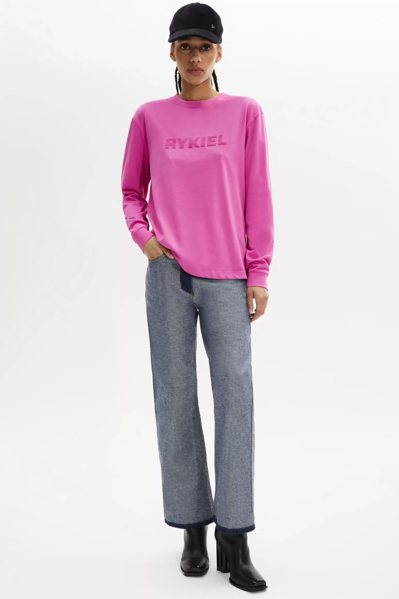 Women Sonia Rykiel Long-Sleeved Crew Neck T-Shirt