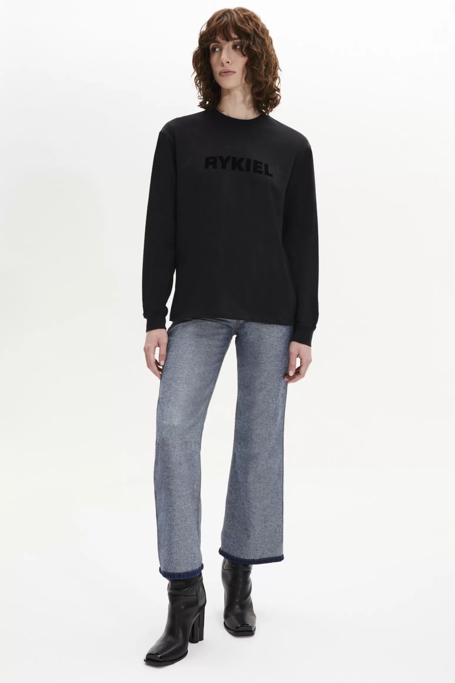 Women Sonia Rykiel Long-Sleeved Crew Neck T-Shirt