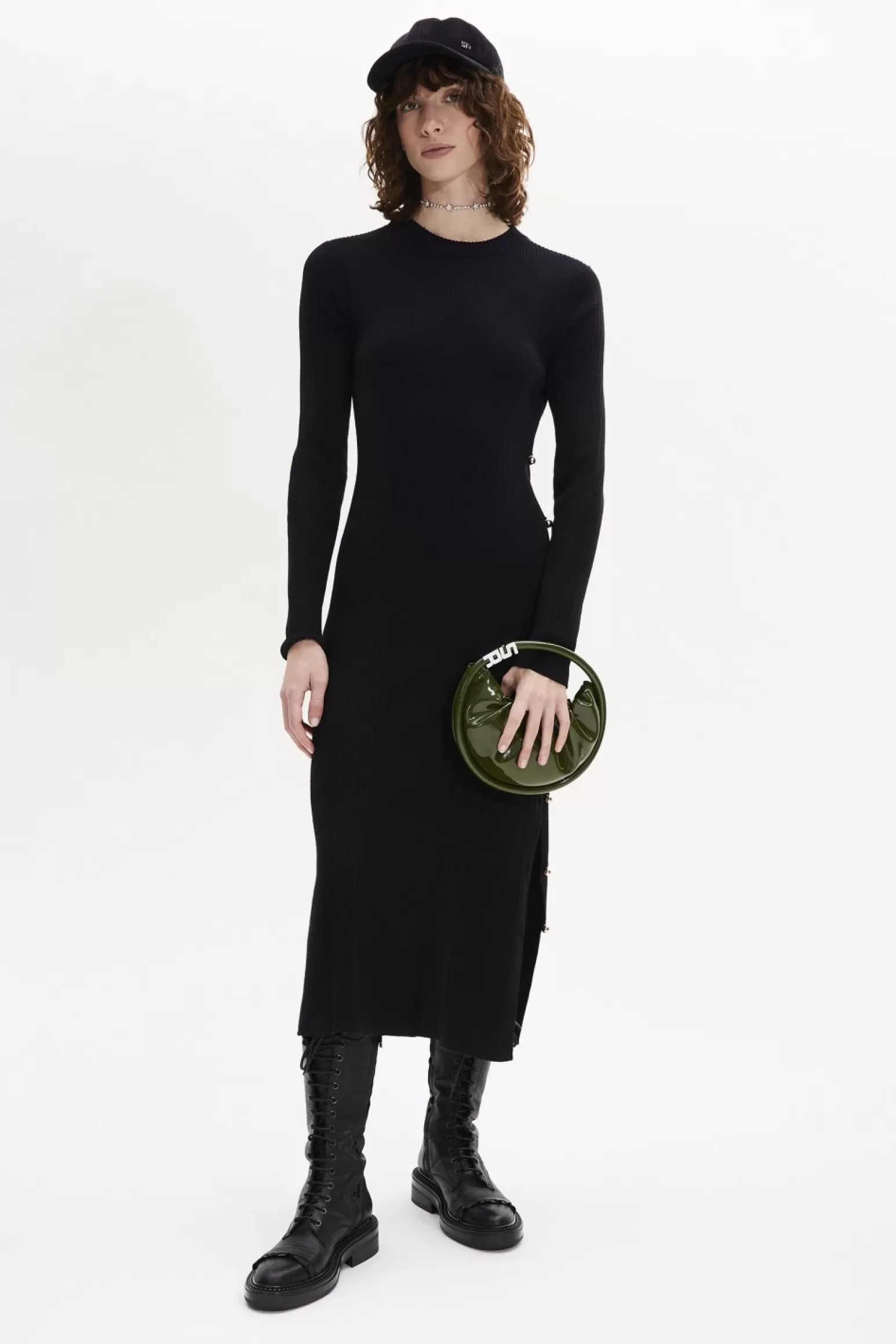 Women Sonia Rykiel Long-Sleeved Crew-Neck Dress