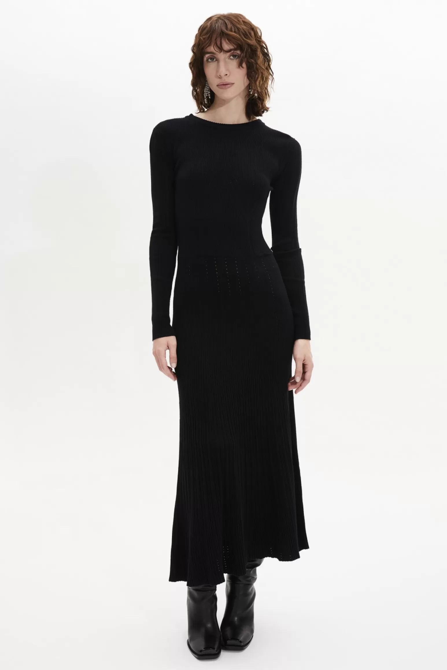 Women Sonia Rykiel Long-Sleeved Crew-Neck Dress