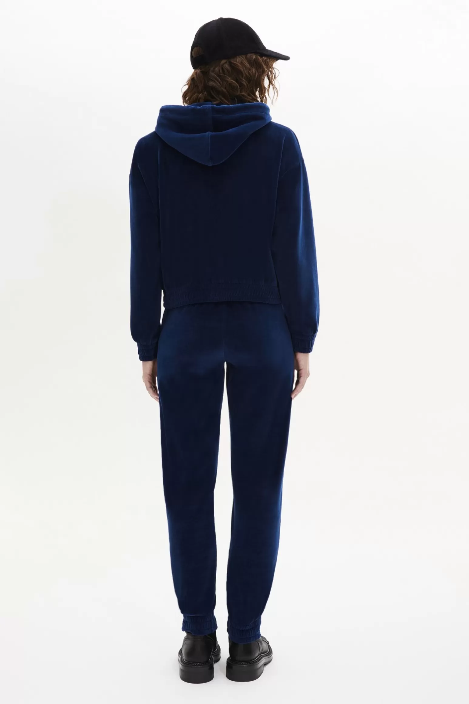 Women Sonia Rykiel Long-Sleeved Velvet Hoodie