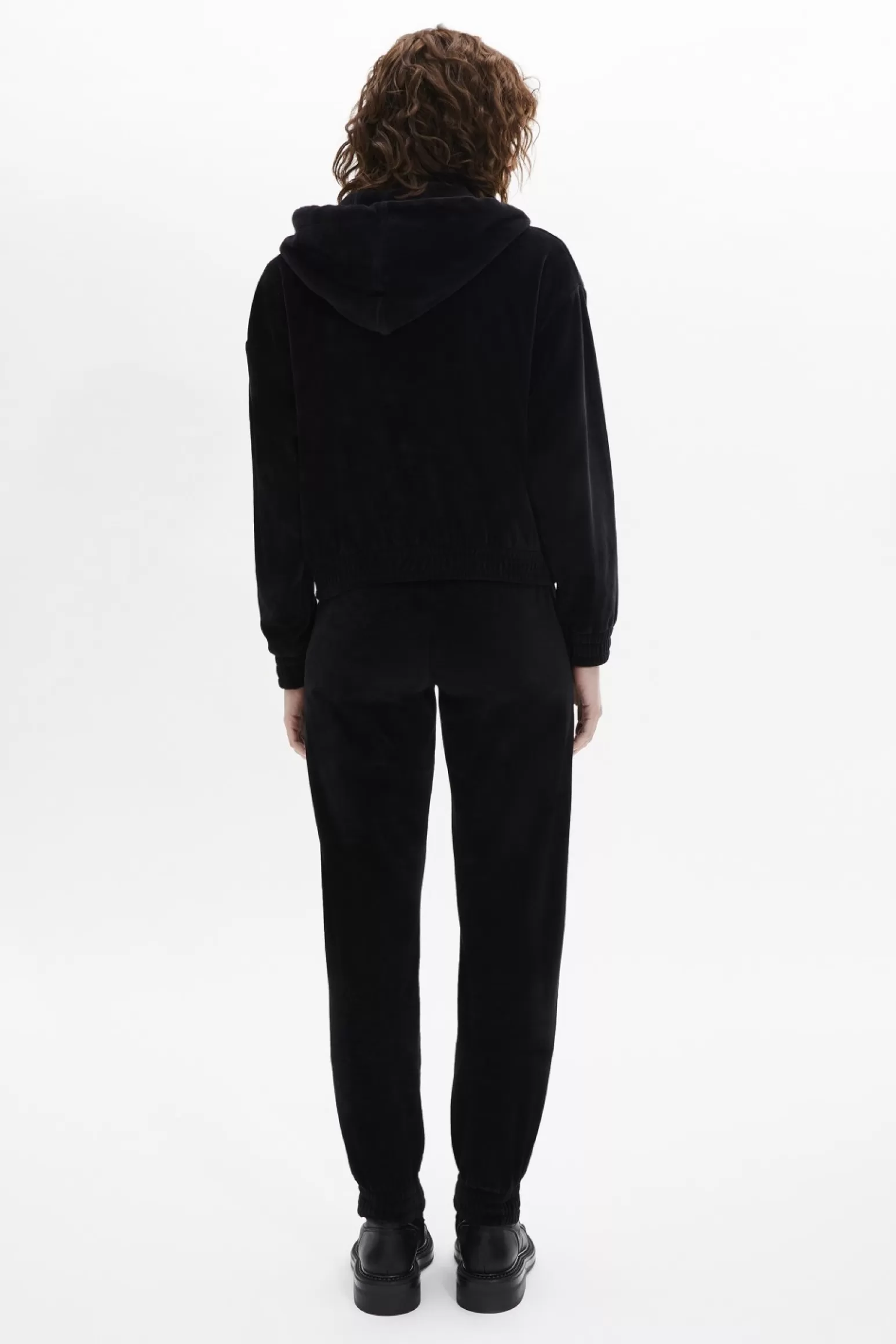 Women Sonia Rykiel Long-Sleeved Velvet Hoodie