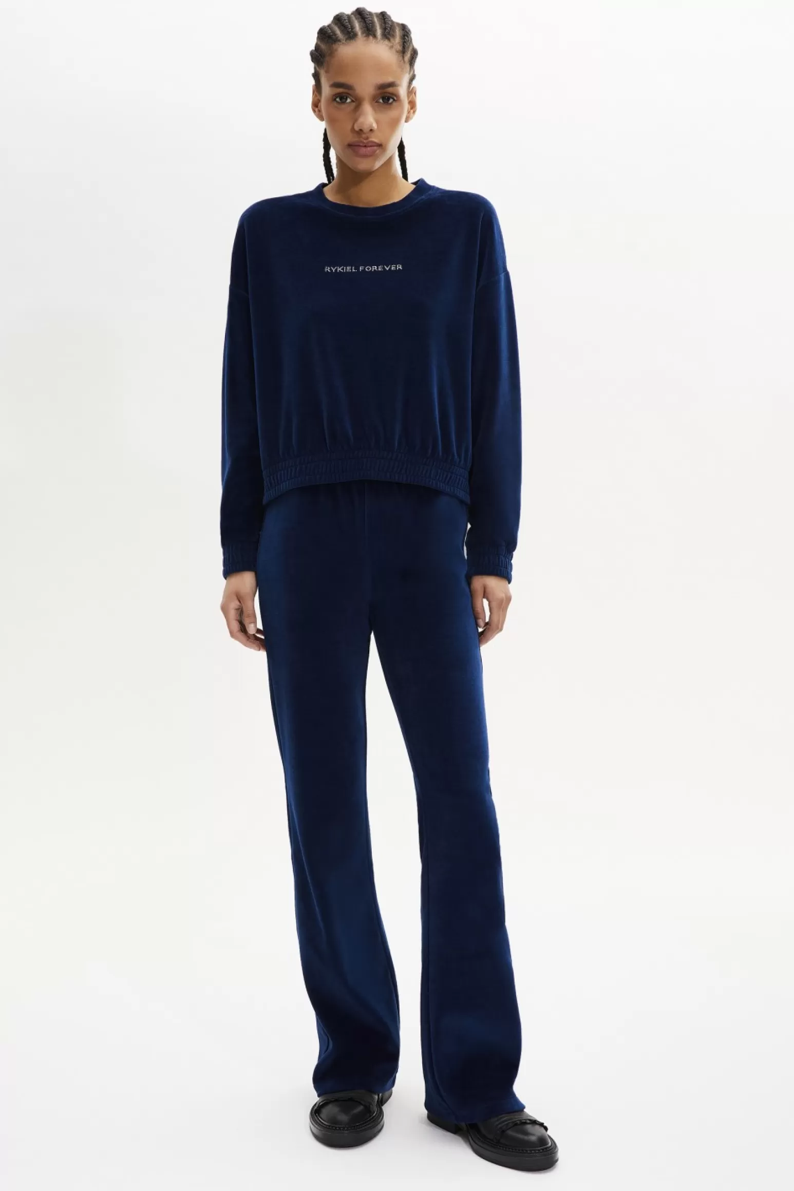 Women Sonia Rykiel Long-Sleeved Velvet Sweater