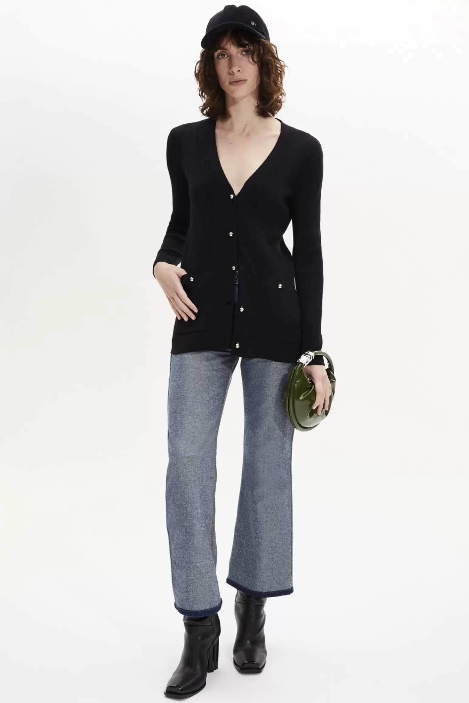 Women Sonia Rykiel Long-Sleeved V-Neck Cardigan