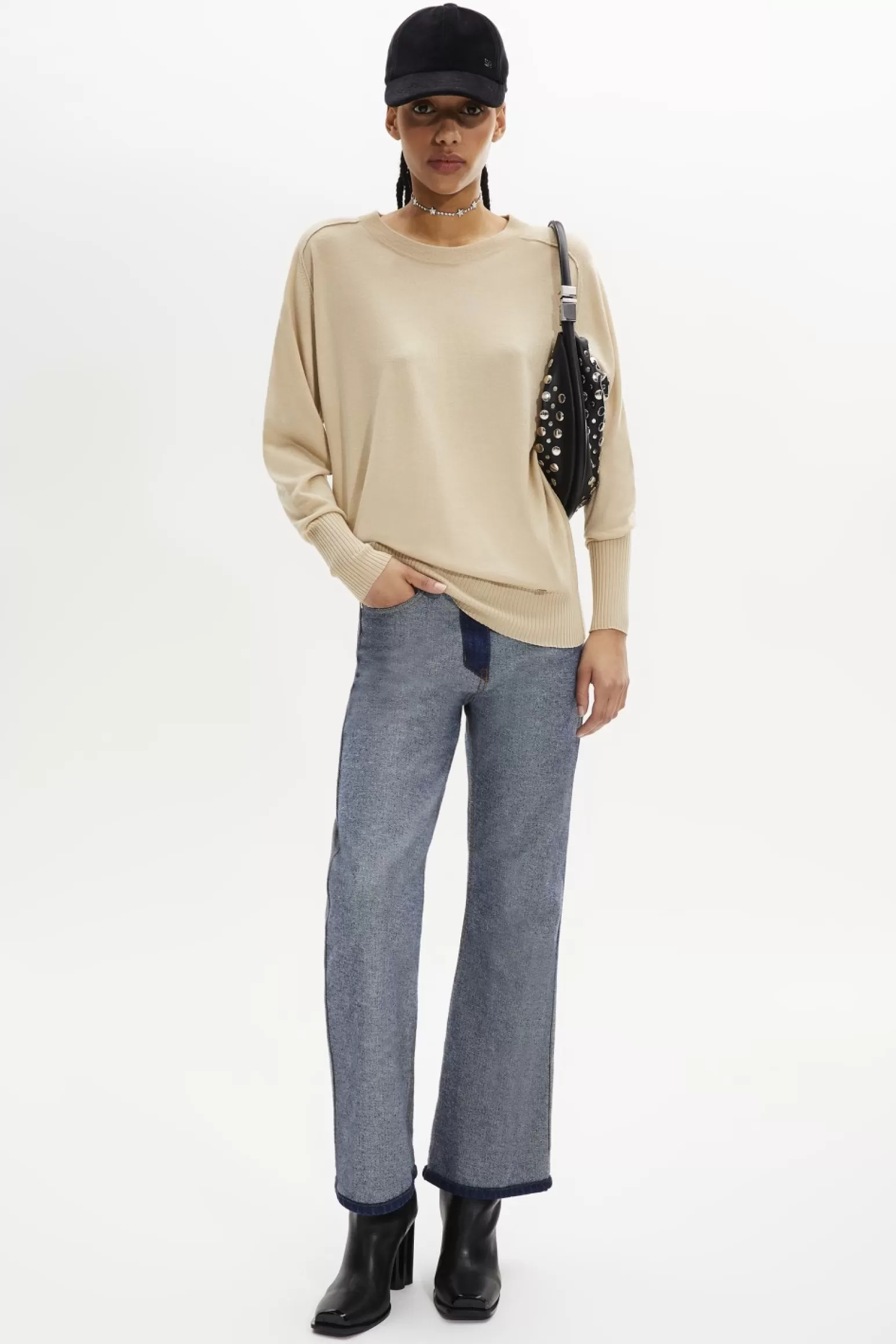 Women Sonia Rykiel Merino Wool And Silk Sweater