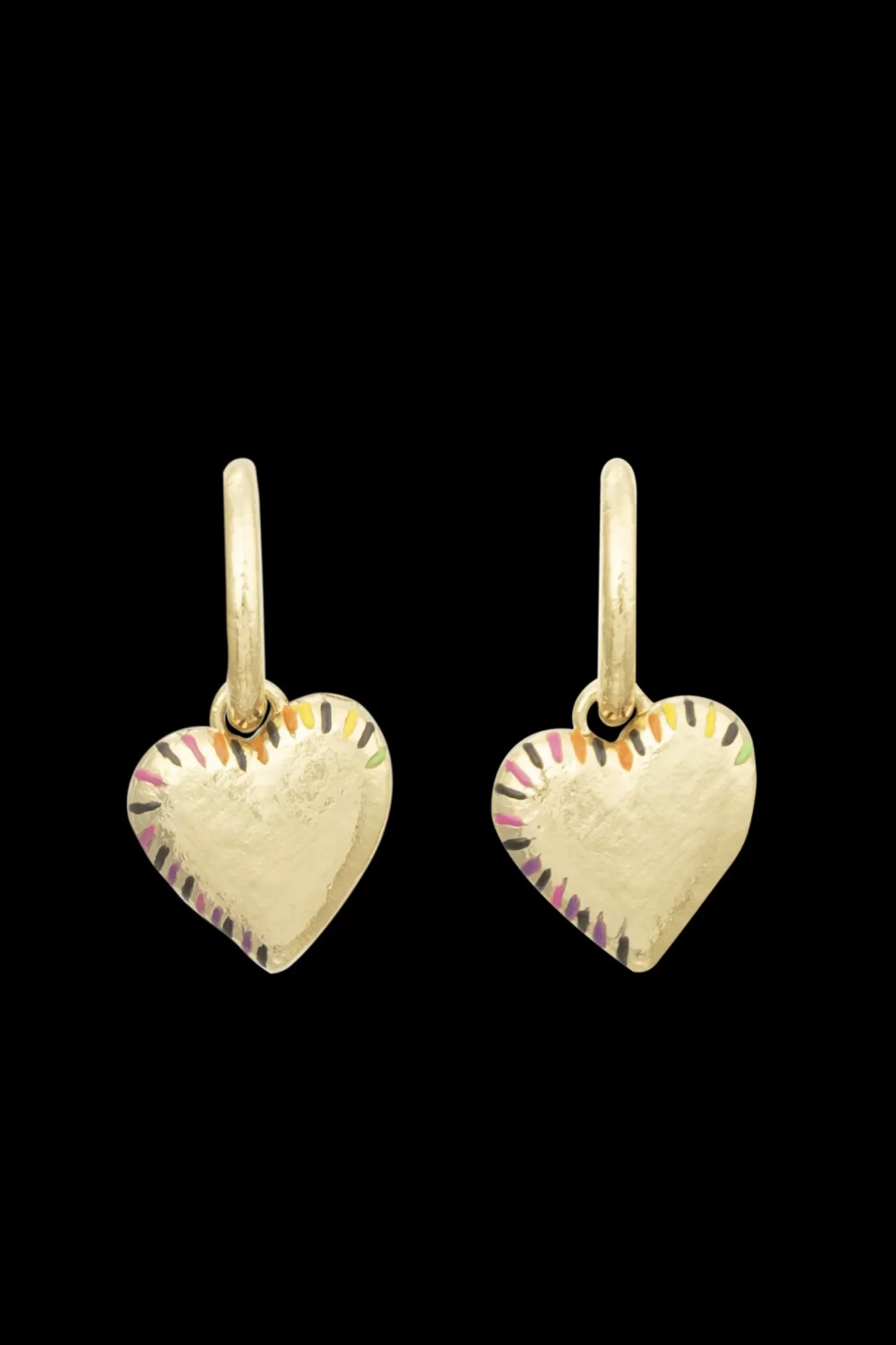 Women Sonia Rykiel Poetic Garden Striped Heart Earrings