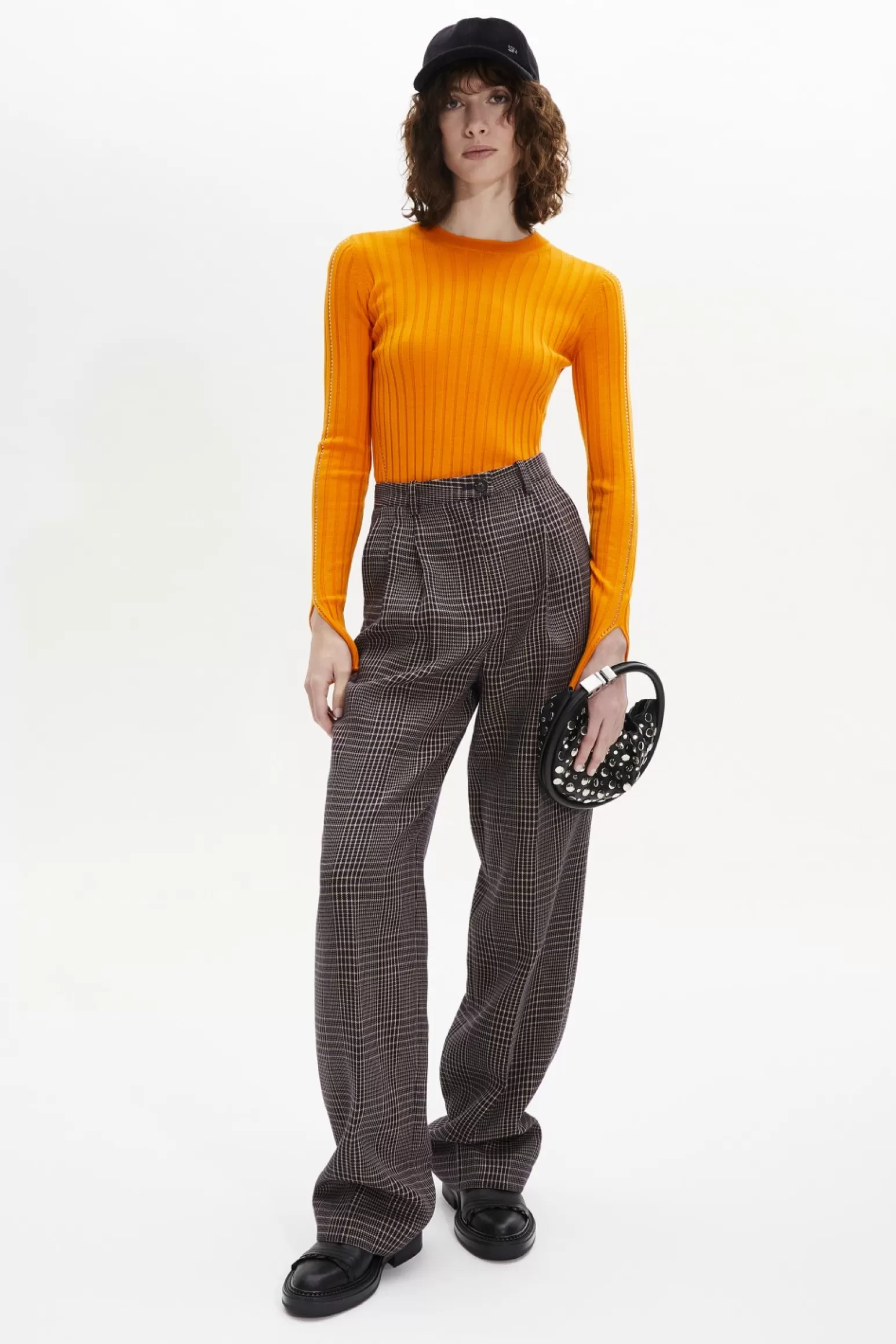 Women Sonia Rykiel Prince Of Wales Check Pleated Trousers