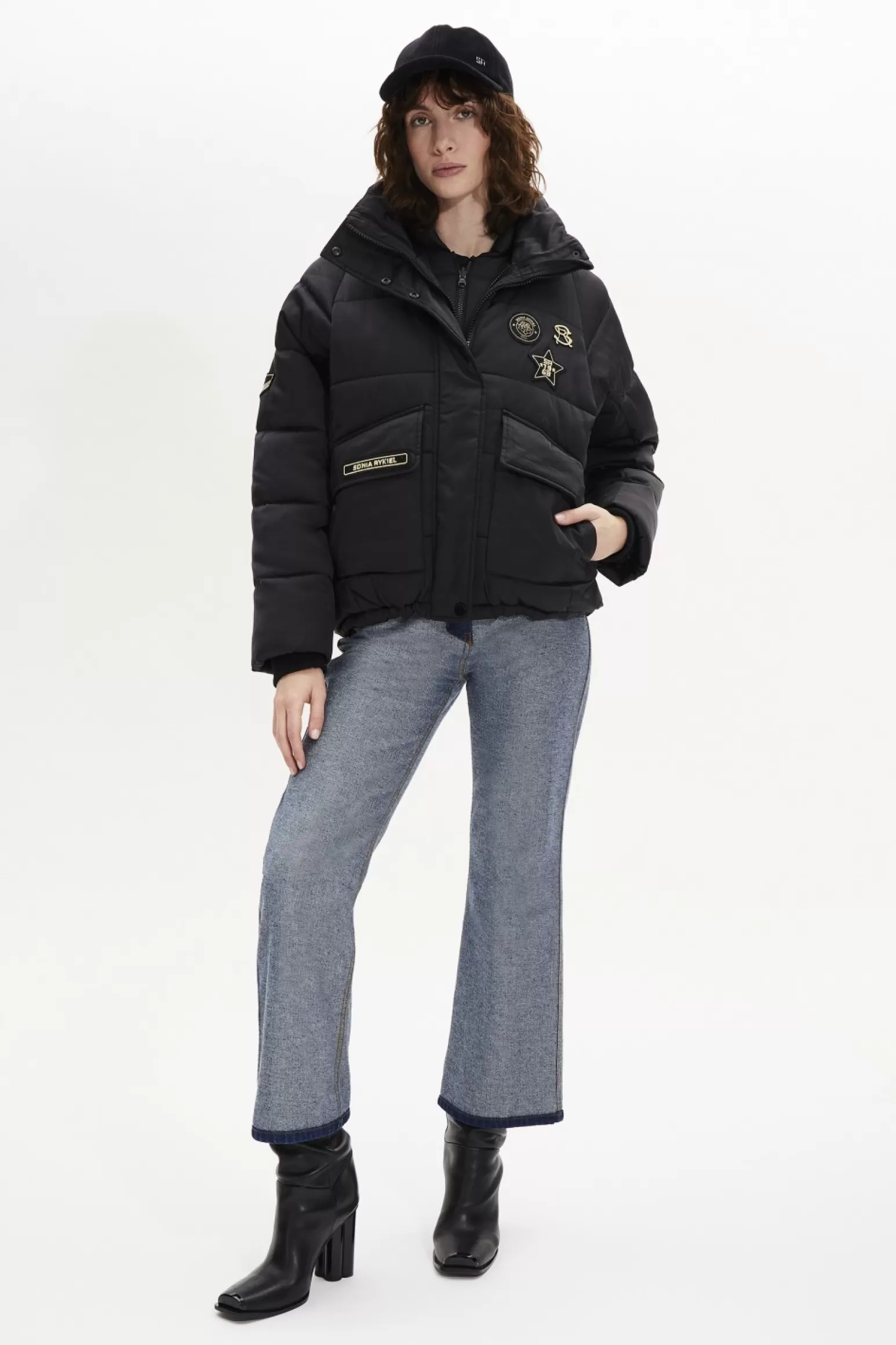 Women Sonia Rykiel Puffer Jacket With Matching Zip-Out Gilet