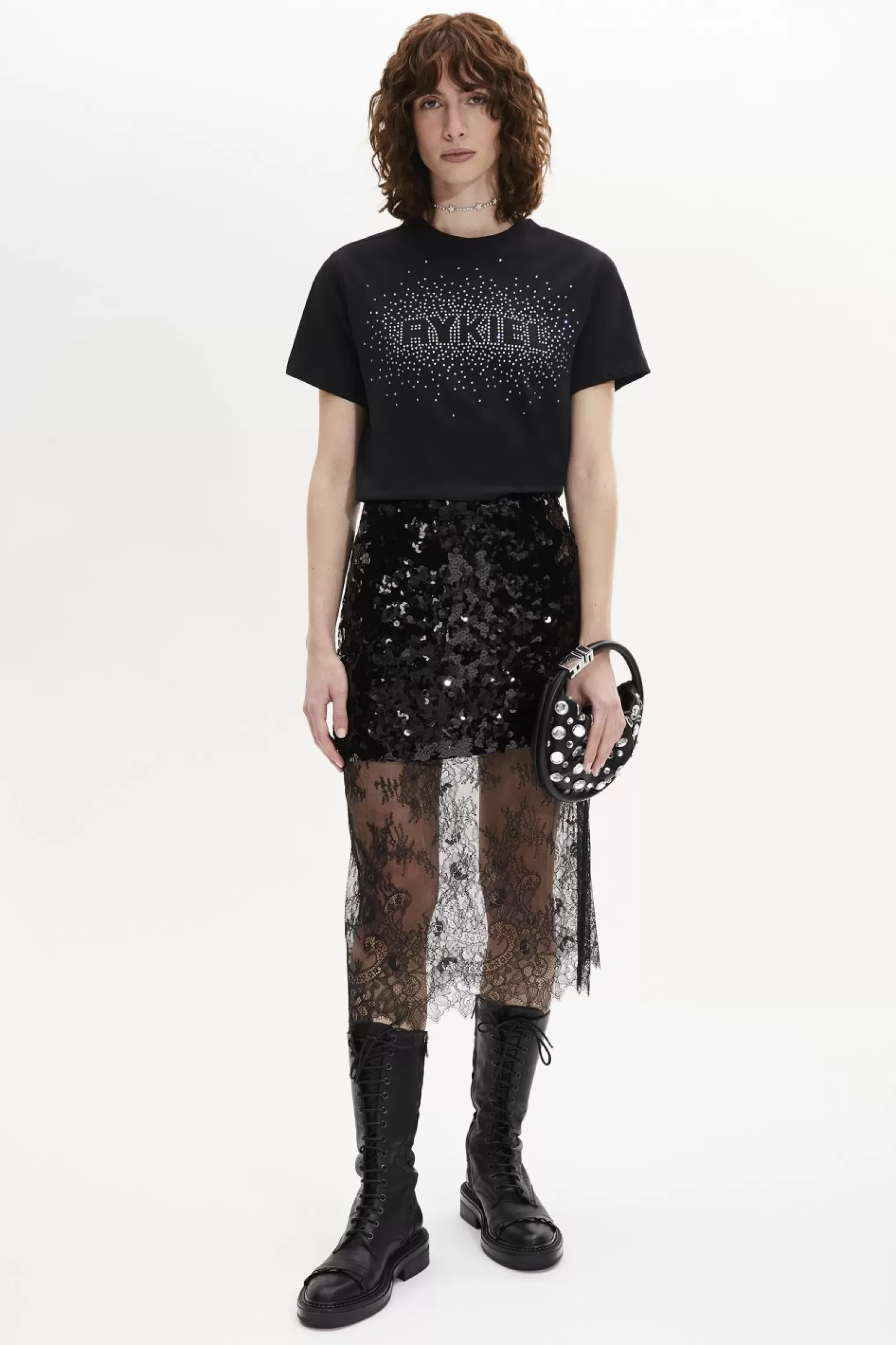 Women Sonia Rykiel Sequined Midi Skirt