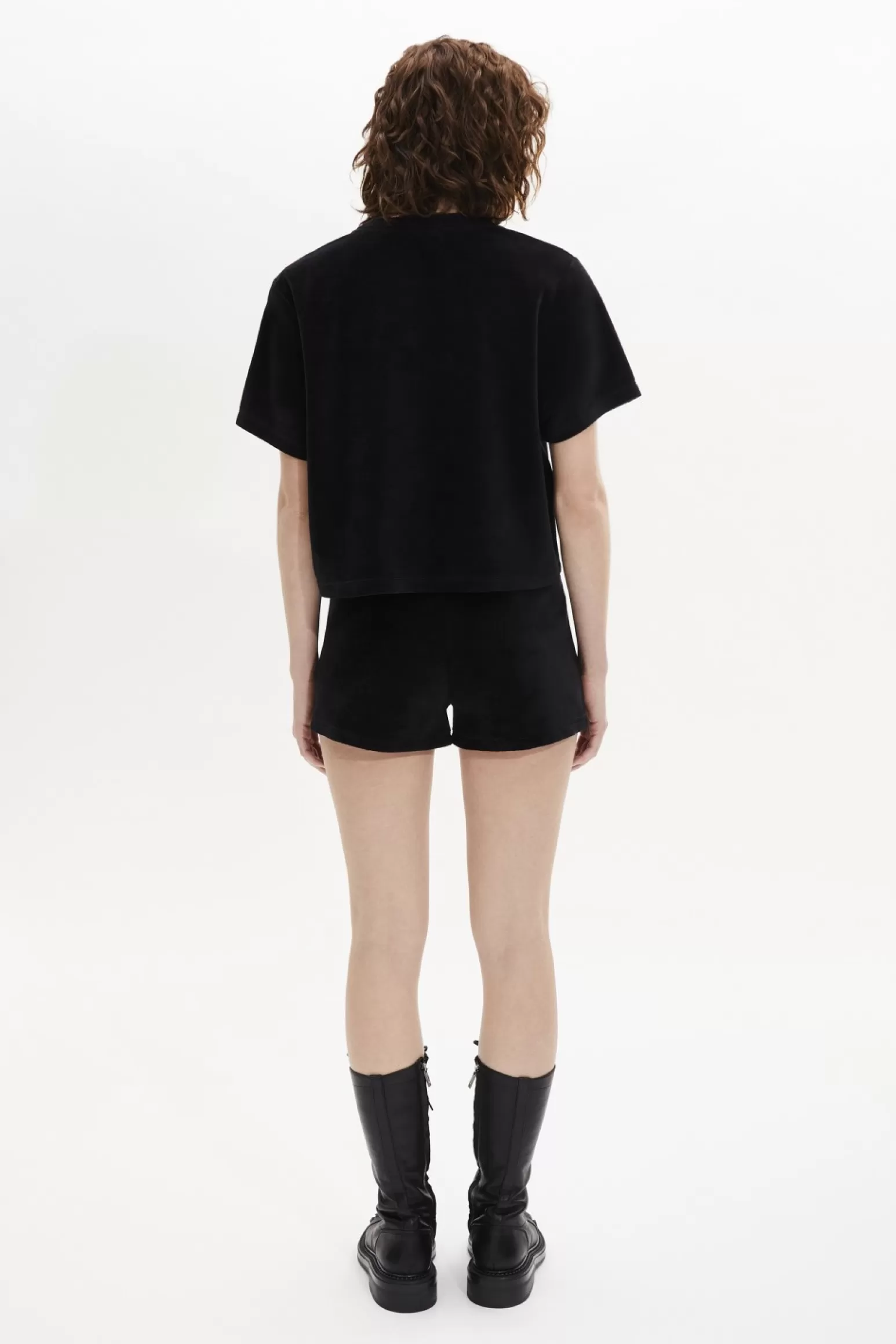 Women Sonia Rykiel Short-Sleeved Velvet T-Shirt