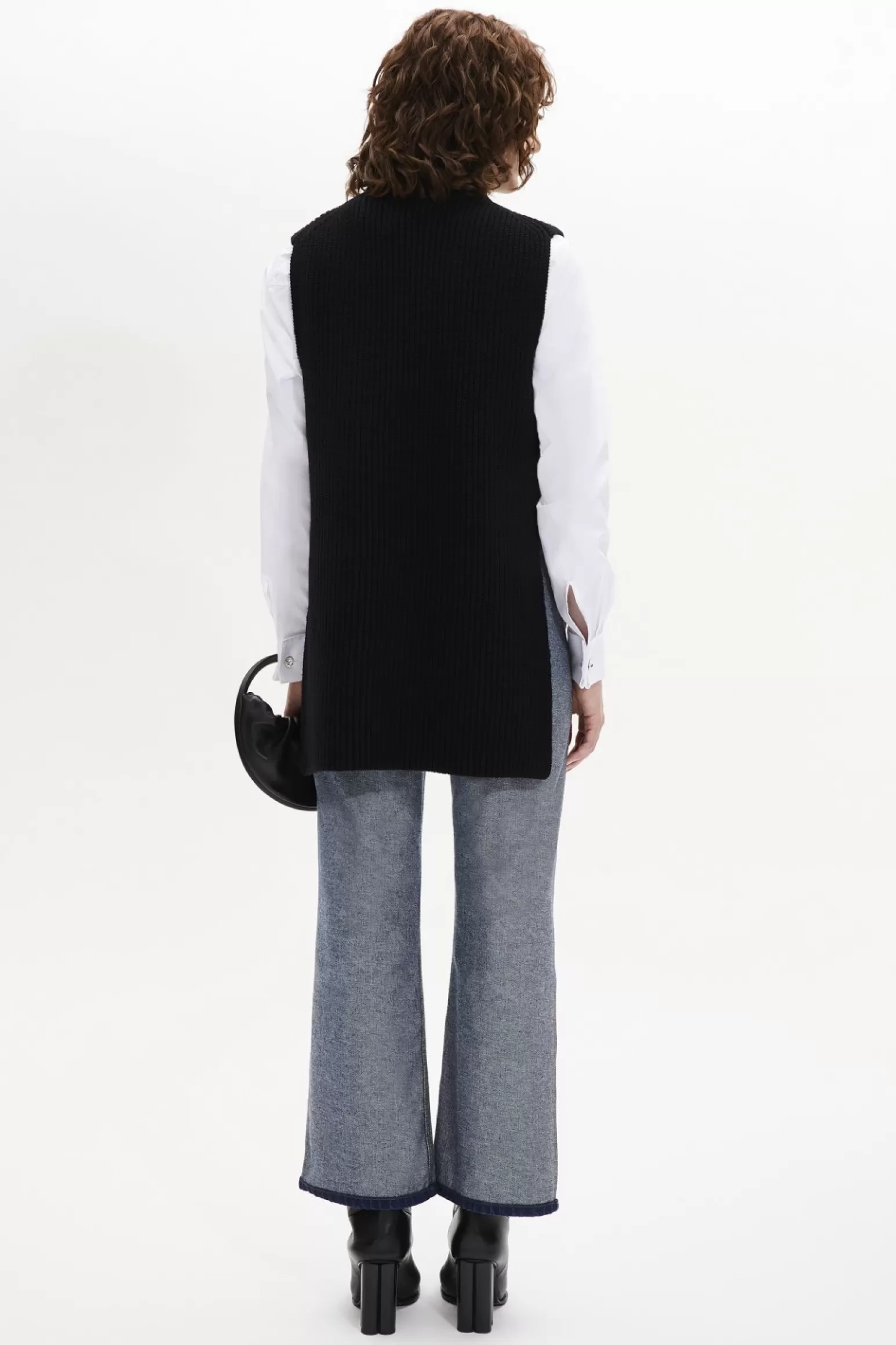 Women Sonia Rykiel Sleeveless Turtleneck Jumper With Side Slits