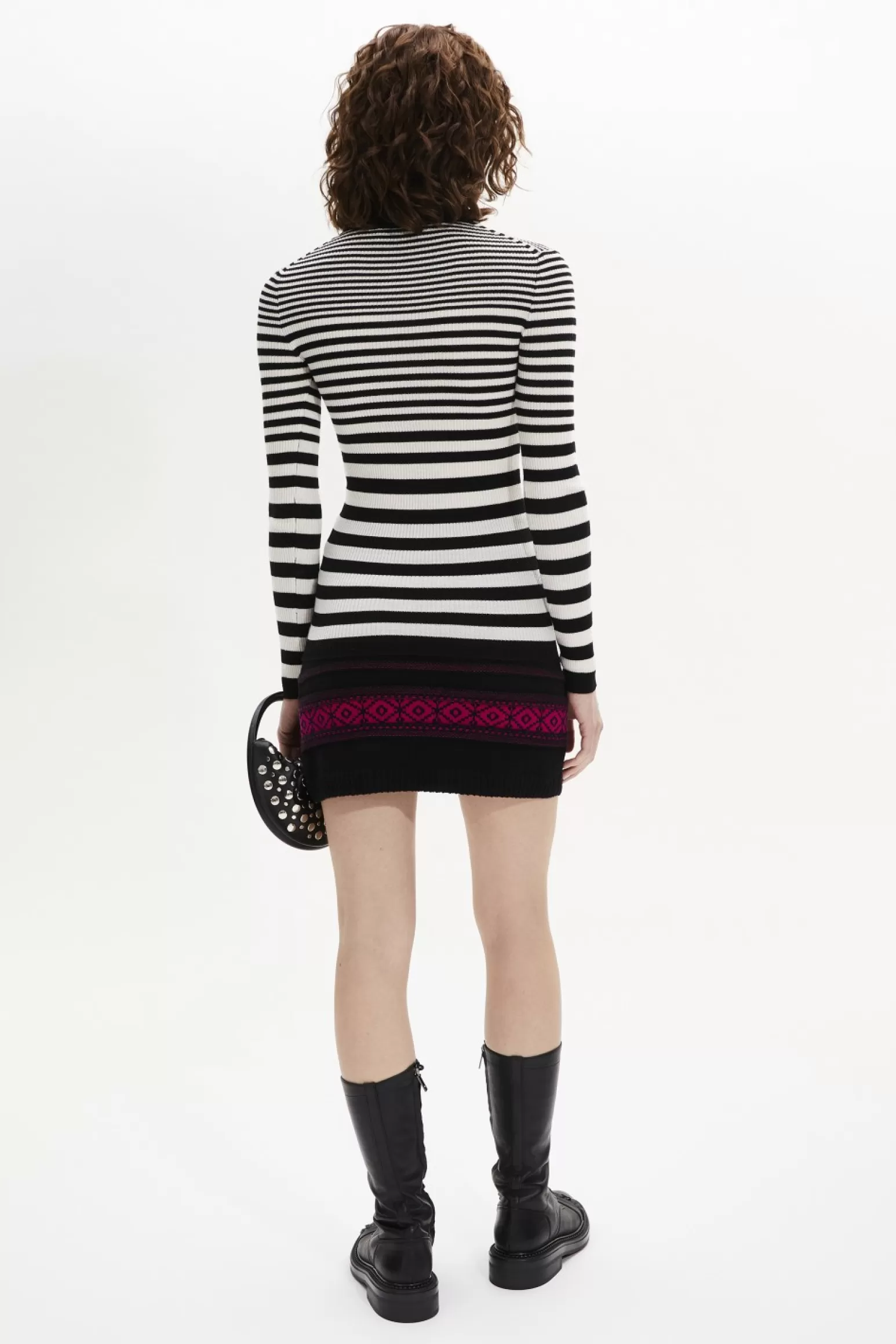 Women Sonia Rykiel Striped Long-Sleeved Crew Neck Sweater