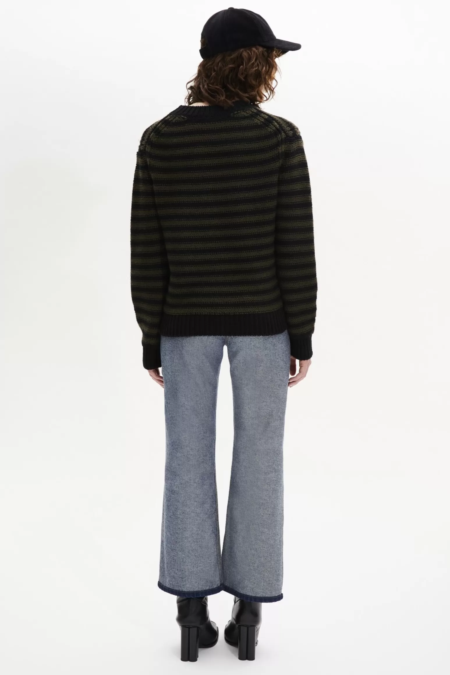 Women Sonia Rykiel Striped Long-Sleeved Crew Neck Sweater