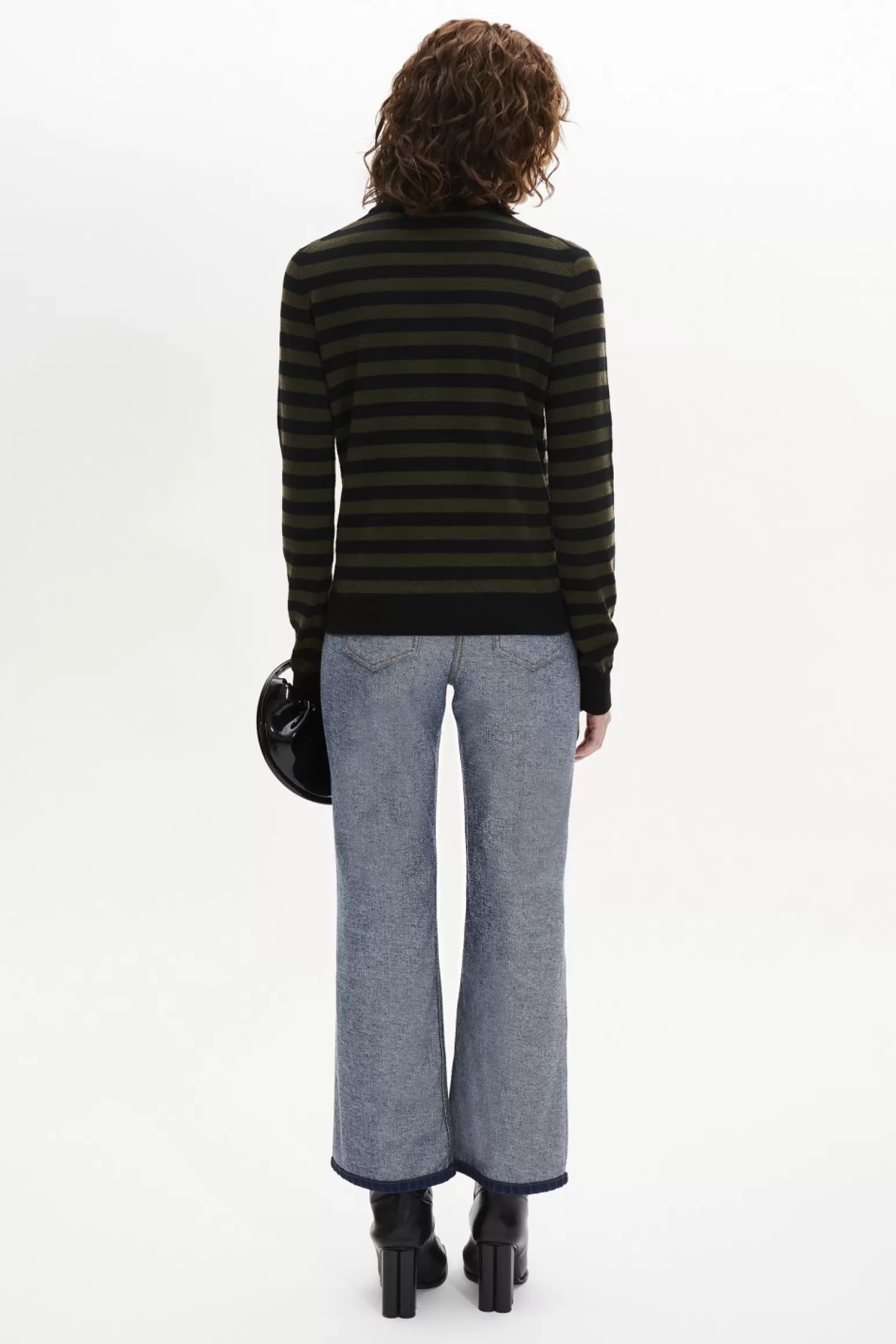 Women Sonia Rykiel Striped Long-Sleeved Crew Neck Sweater