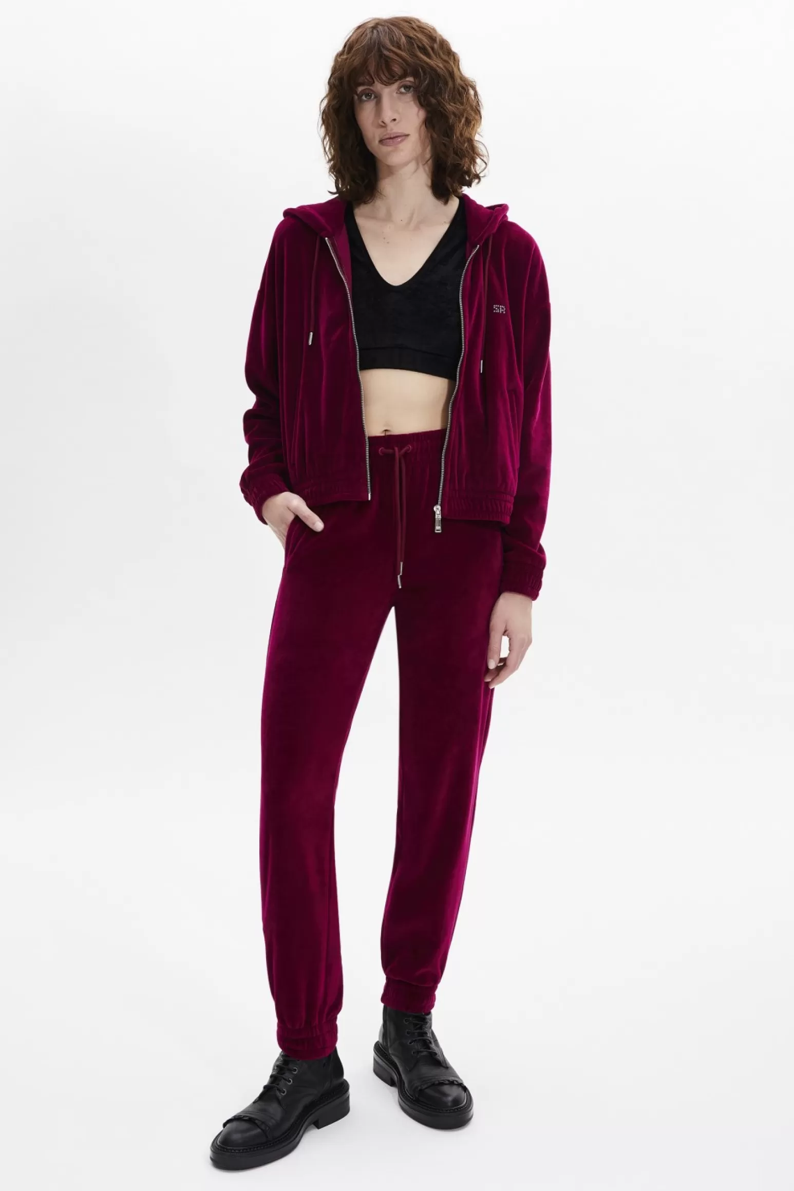 Women Sonia Rykiel Velvet Jogging Trousers