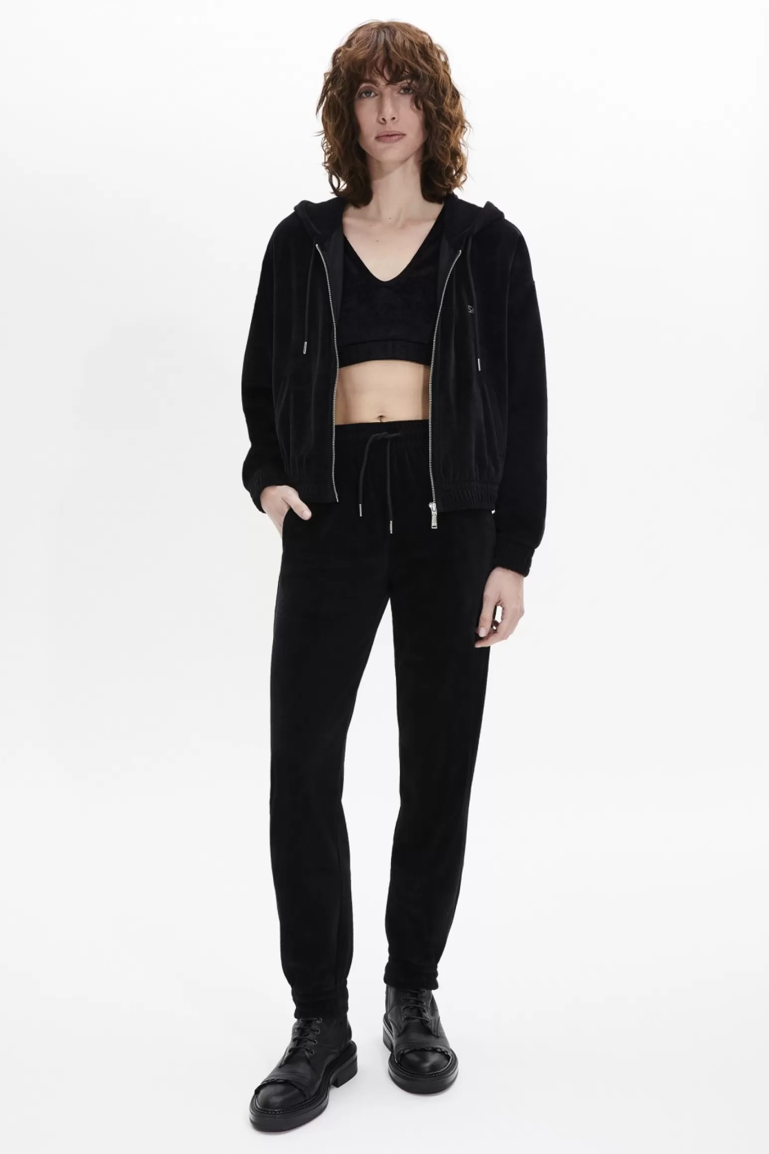 Women Sonia Rykiel Velvet Jogging Trousers