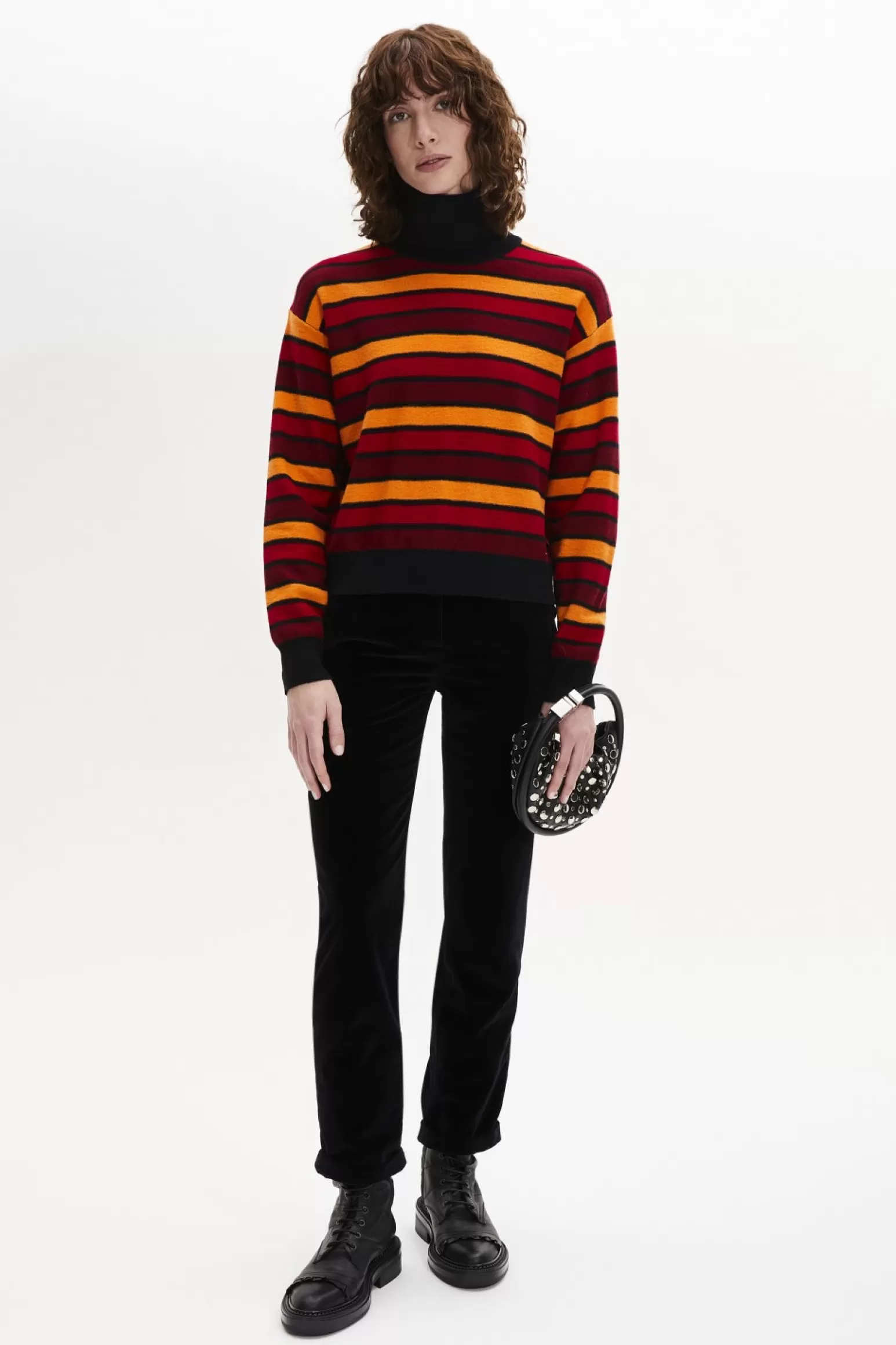 Women Sonia Rykiel Wool And Cashmere Striped Jumper