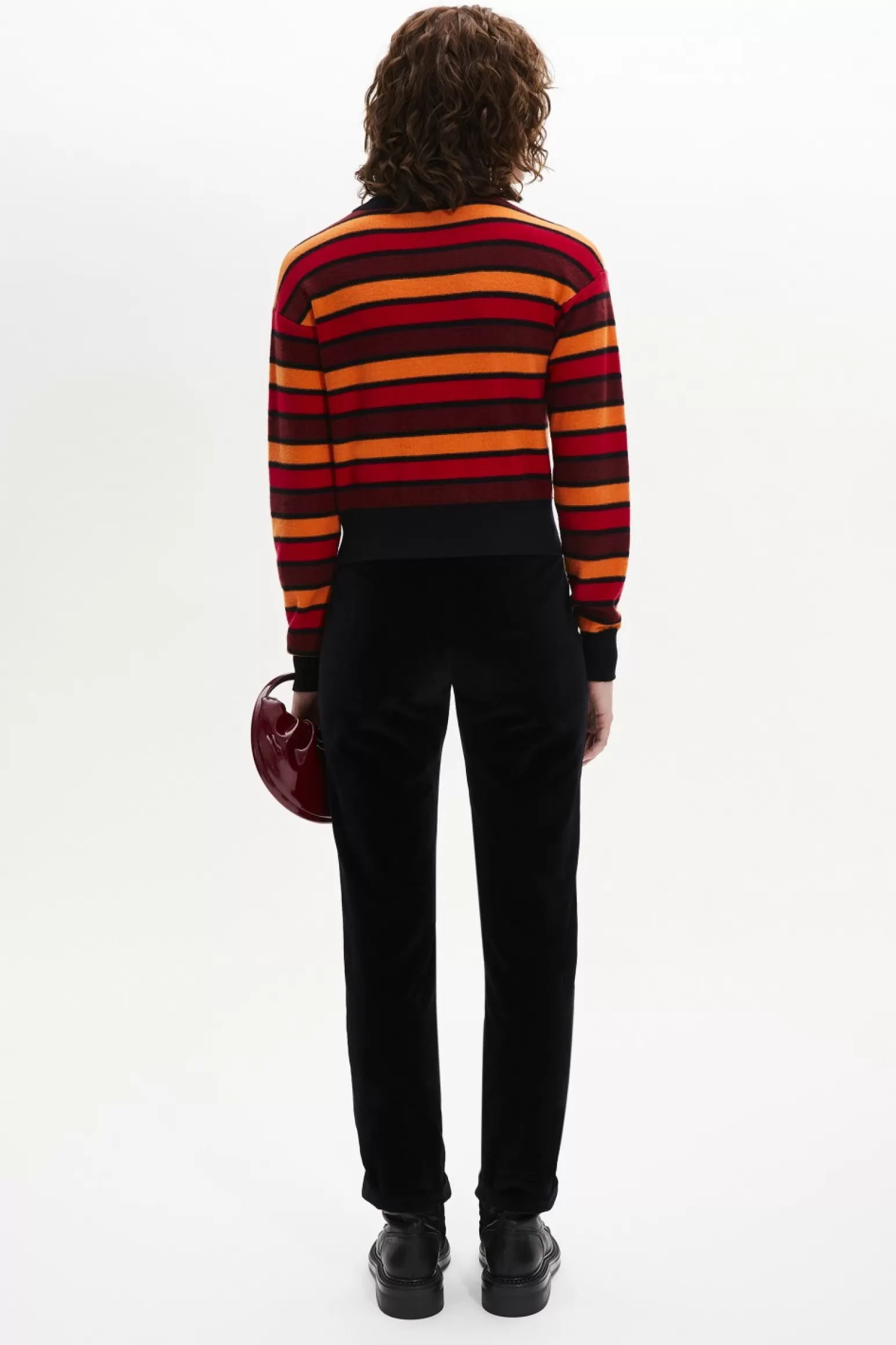 Women Sonia Rykiel Wool And Cashmere Striped Jumper